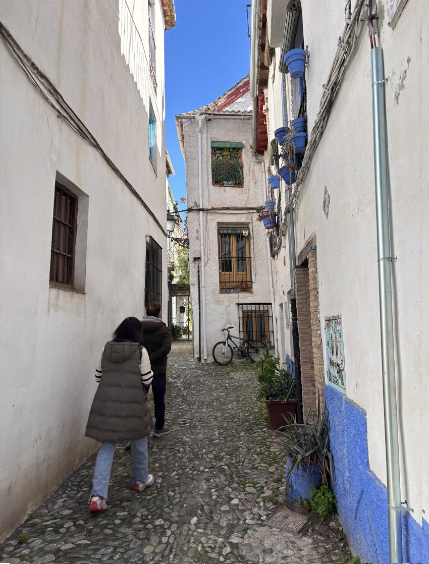 The path to get to Mirador de San Nicolás weaves through many tiny alleyways like this one.